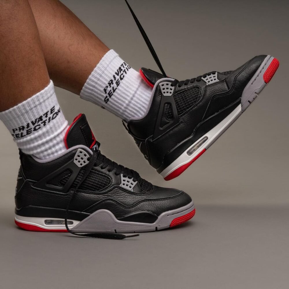 Air Jordan 4 Retro BRED Reimagined - Image 4