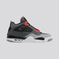 Alternative view of Nike Air Jordan Retro Infrared sneaker with dark grey