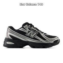New Balance 740 Black & Sliver