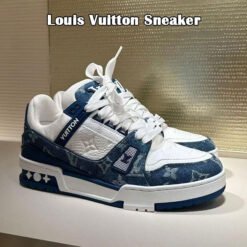 Louis Vuitton White Navy Shoes