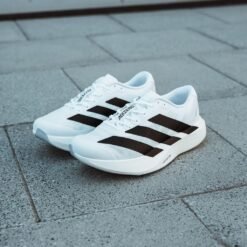 Adidas Adizero EVO Cloud White Sneakers with Black Detailing