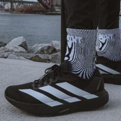 Adidas Adizero EVO Core Black with White Stripes – Urban Runner Edition