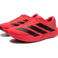 Adidas Adizero EVO SL Running Shoes – Red with Black Stripes