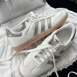 Adidas Samba OG White Beige Gum Sole Minimalist Sneakers
