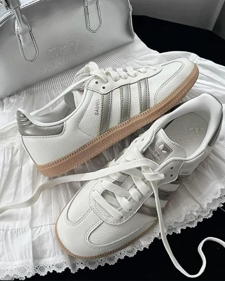 Adidas Samba OG White Beige Gum Sole Minimalist Sneakers