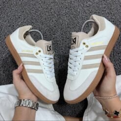 Adidas Samba OG White Beige Suede Gum Sole Exclusive Sneakers