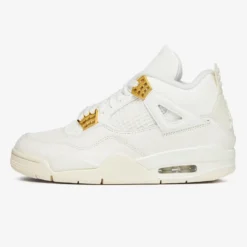 Air Jordan 4 Retro White & Gold