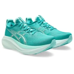 Alternative view of Asics Gel-Nimbus 27 Wave Teal & Illuminate Mint