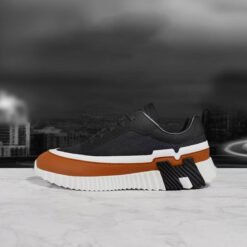 Hermes Black & Brown Sneakers – Urban Fashion Statement