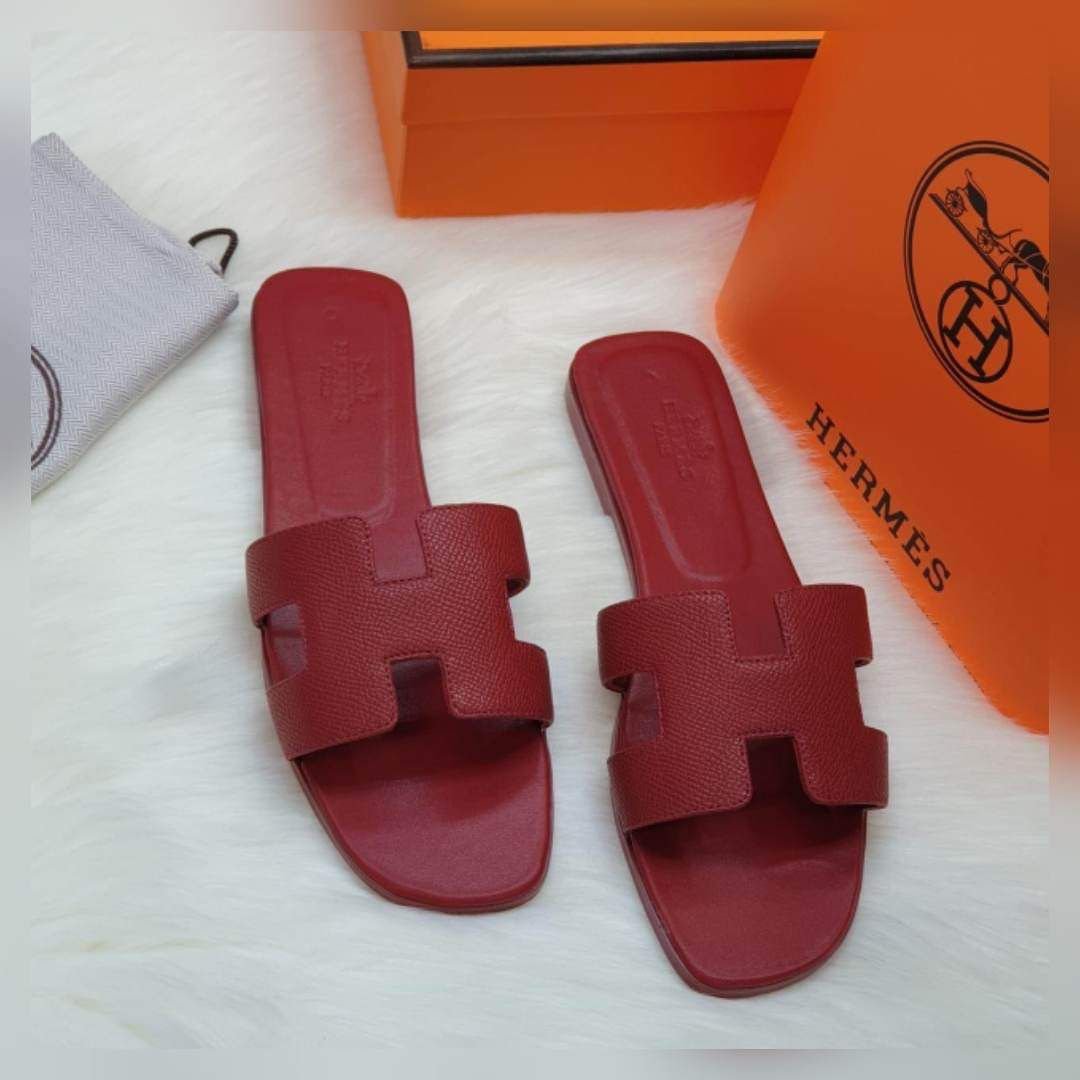 Hermes Ruby Red Slippers