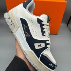 Louis Vuitton LV Trainer Navy White Sneakers - Classic Release