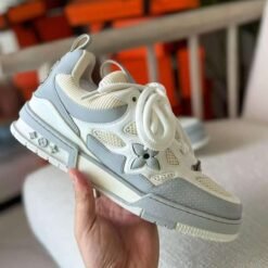 Louis Vuitton Skate Sneakers White with Gray Accents – Limited Edition