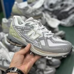 New B. 1906U Light Grey & White Mesh Sneakers