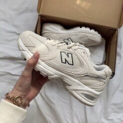 New Balance 530 Triple White Sneakers