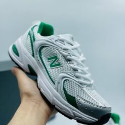 New Balance 530 White & Green Sneakers