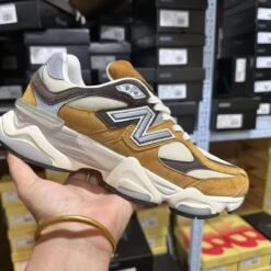 New Balance 9060 Mustard Yellow with Grey Detailing – Retro Runner Edition