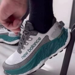 New Balance Fresh Foam Trail More V3 Green with White & Black Detailing