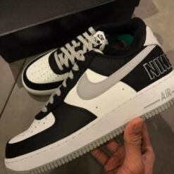 Nike Air Force 1 Black & White Low Sneakers – Classic Contrast Edition