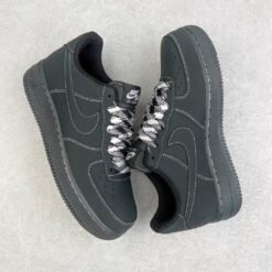Nike Air Force 1 Low Dark Green Suede with Matching Laces
