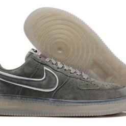 Nike Air Force 1 Low Olive Green Suede with Gum Sole