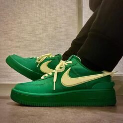 Nike Air Force 1 Low SP AMBUSH Green with Yellow Oversized Swoosh – Nike
