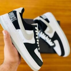 Nike Air Force 1 White & Black Classic Sneakers