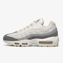 Nike Air Max 95 Premium Running Shoe Grey with White Accents