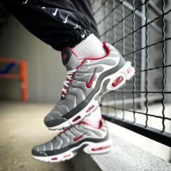 Nike Air Max TN White Grey Red Sneakers