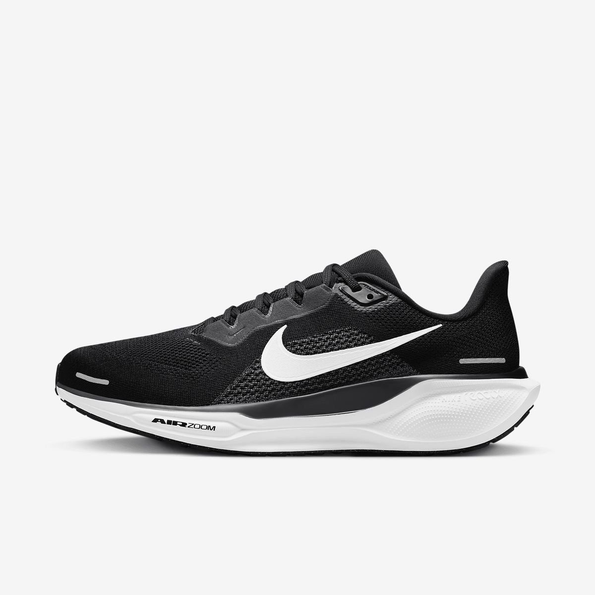 Nike Pegasus 41 Black with White Swoosh – Lightweight Running Sneakers
