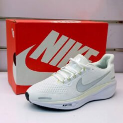 Nike Pegasus 41 Triple White with Silver Swoosh