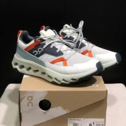 On Cloud Horizon Sneakers White with Orange & Grey– Premium Shoes in Dubai