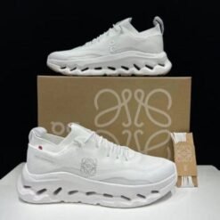 On Cloud X Loewe All White Sneakers