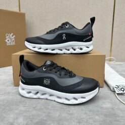 On Cloud X Loewe Black White Sneakers