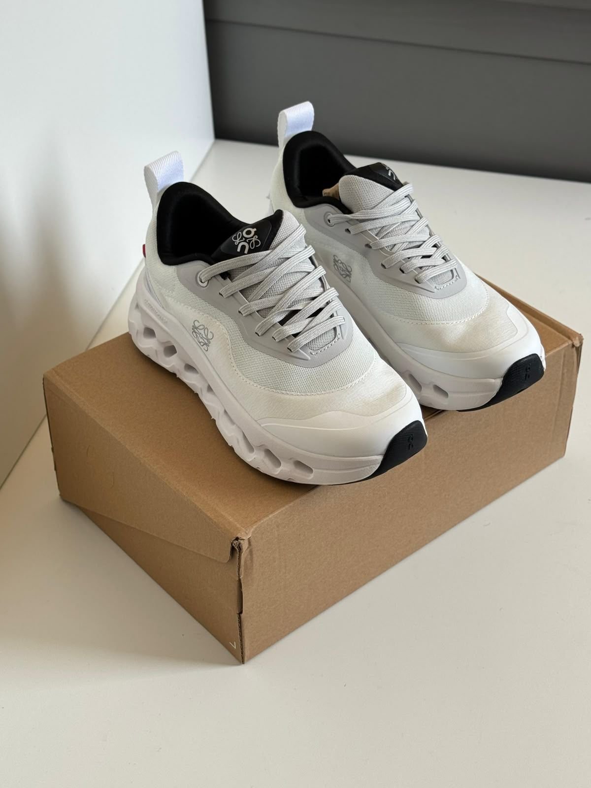 On Cloud X Loewe White Black Sneakers - Comfort Performance Edition