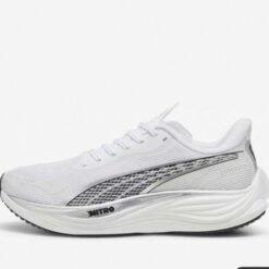 Puma Nitro White Grey Running Shoes