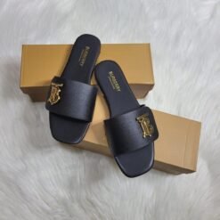 Burberry Black  with Gold Emblem