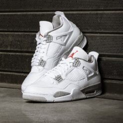 Alternative view of Air Jordan 4 Retro White Oreo